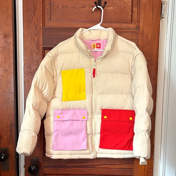 Lego Jackets & Blazers - LEGO Collection Target Women's Colorful Puffer Jacket Size M Convertible